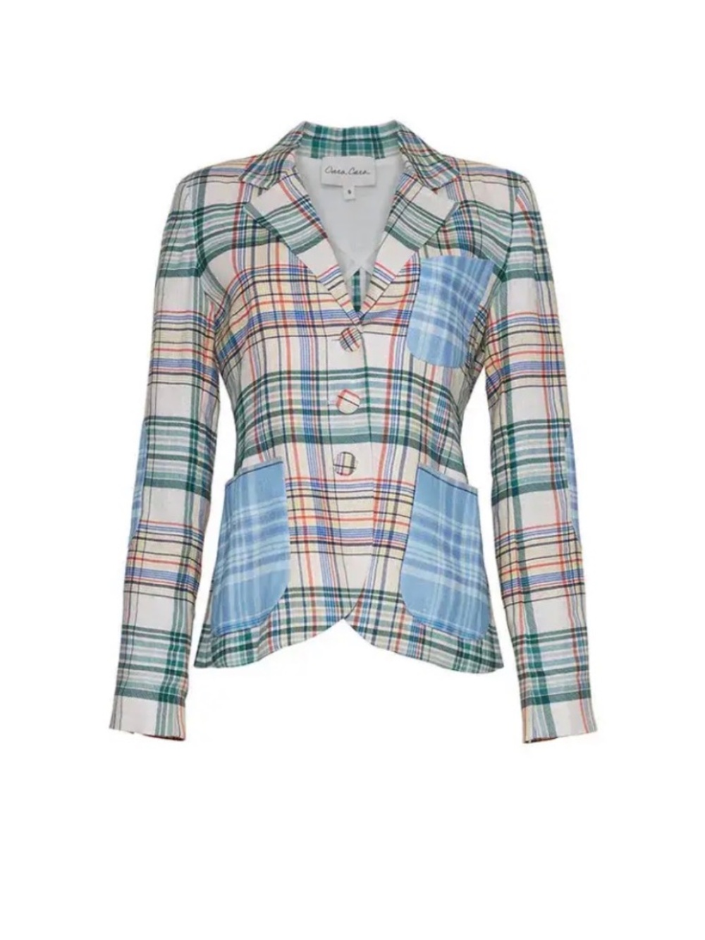 Cara Cara Ross Blazer Linen Plaid